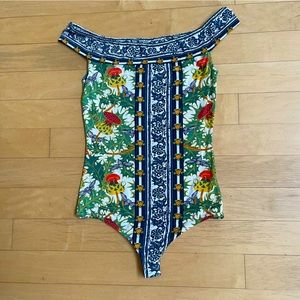 Chelsea & Violet Thong Bodysuit - Size SMALL